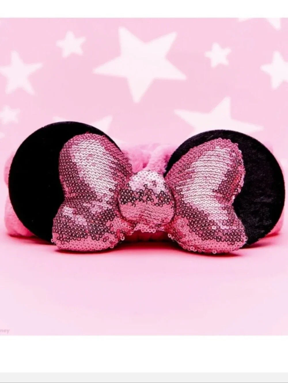 The Creme Shop Minnie Mouse Pink Sequin 3D Teddy Headband